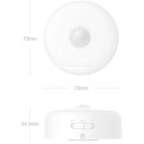 Ночник YEELIGHT Motion-Activated Sensor Rechargeable Nightlight (YLYD01YL) Тип питания аккумулятор