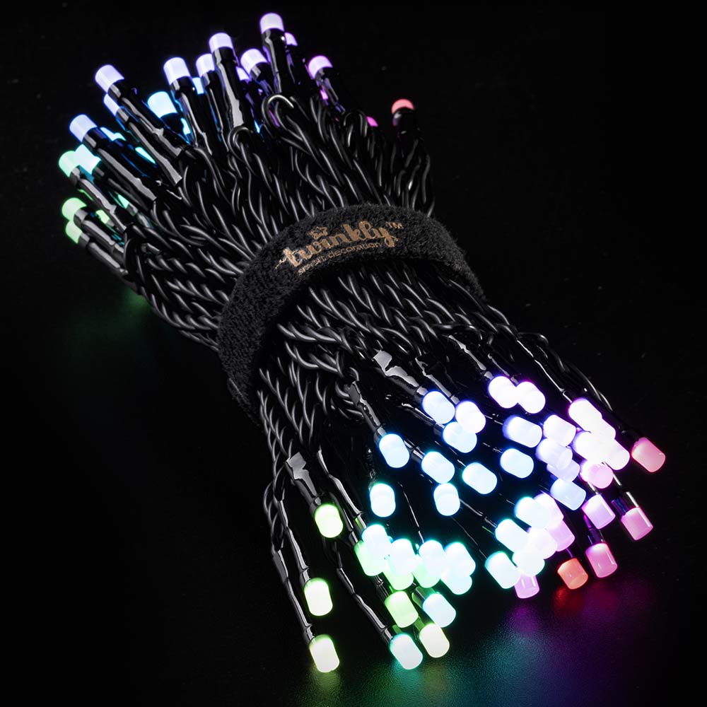 Фото Гірлянда TWINKLY Smart LED Strings RGB 100 (TWS100STP-BEU)