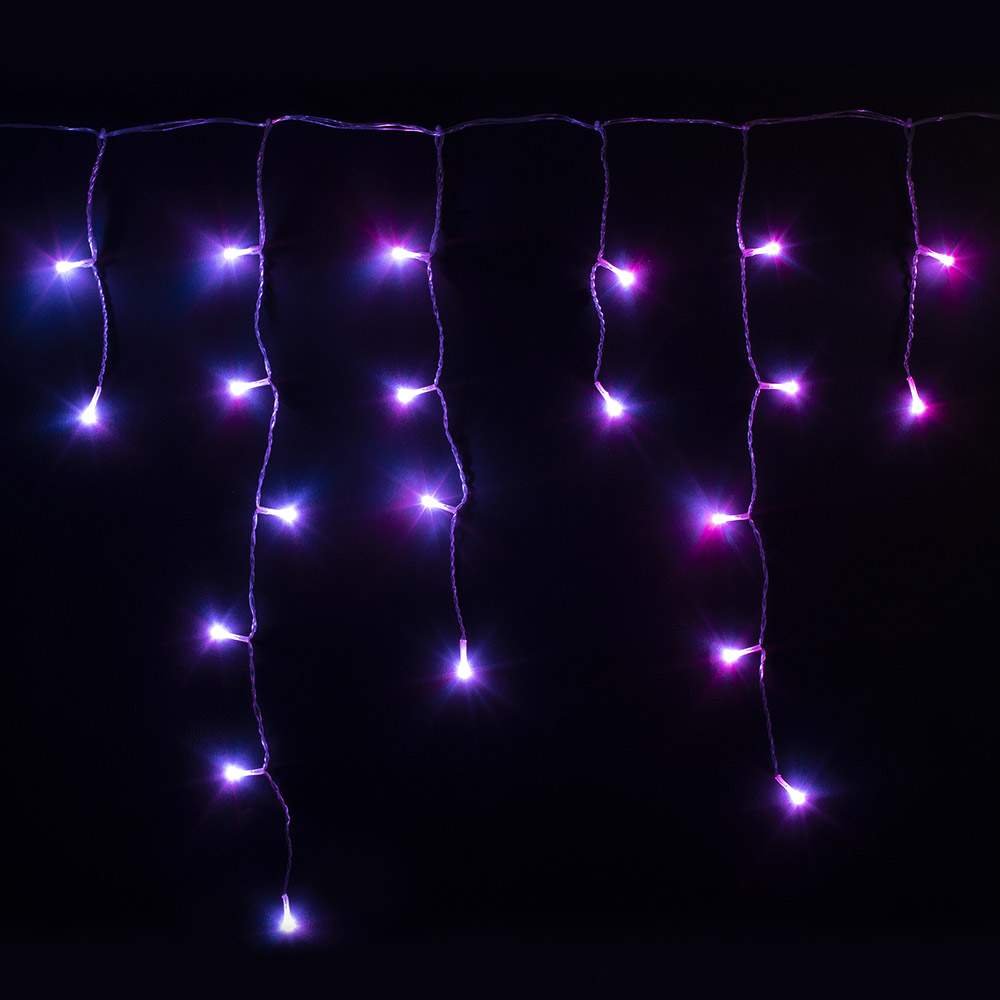 Фото Гирлянда TWINKLY Smart LED Icicle RGB 190 (TWI190STP-TEU)