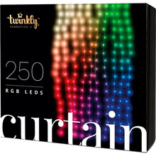 Гирлянда TWINKLY PRO Curtain RGB 250 AWG22 IP65 (TWP-CU-CA-05X50STP-G)