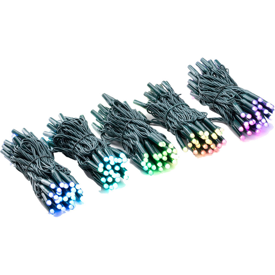 Гирлянда TWINKLY PRO Curtain RGB 250 AWG22 IP65 (TWP-CU-CA-05X50STP-G) Тип гирлянда