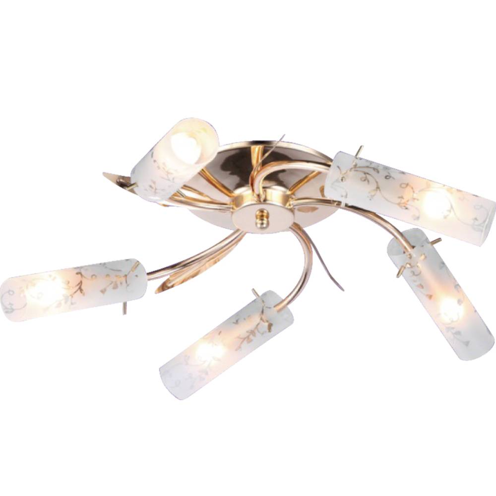 

Люстра потолочная LUMIN'ARTE TUBE 100/5A GD 5x60W Gold, TUBE 100/5A GD Люстра стельова Gold 5x60W 220V