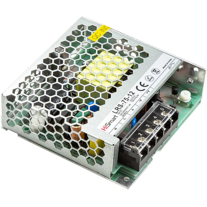 Блок питания HISMART 12V 6A 75W (LRS-75-12) Тип LED