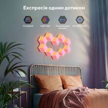 Набір світильників GOVEE H6066 Glide Hexa Pro LED Light Panels 10 шт Білий (H6066302)