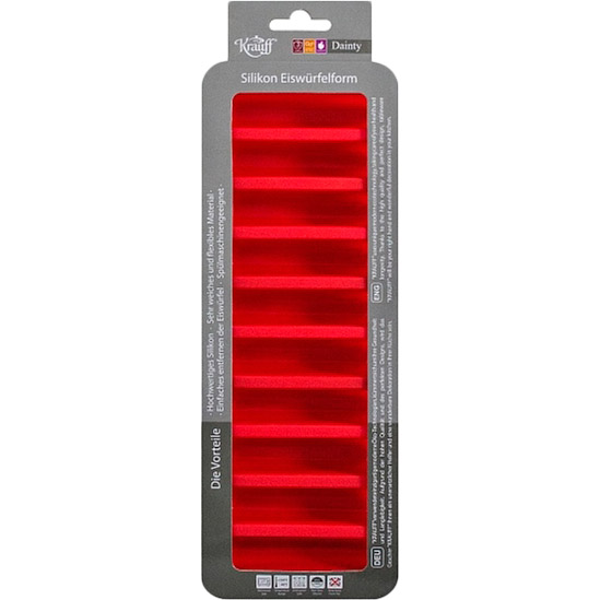 

Форма для льда KRAUFF 26-184-071, Силік.форма для льоду, 26x9,5x2,4см.26-184-071