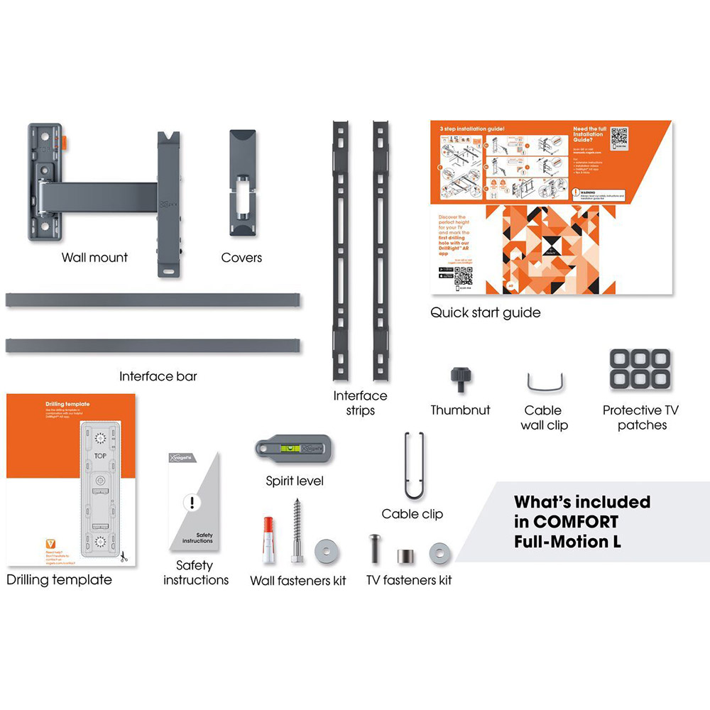 Кронштейн VOGELS TVM 3623 Black Диагональ 40-75