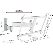 Кронштейн VOGELS TVM 3643 White