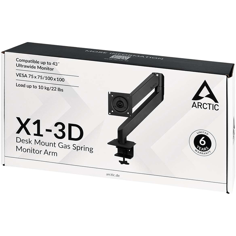 Фото Кронштейн ARCTIC X1-3D Black (AEMNT00062A)