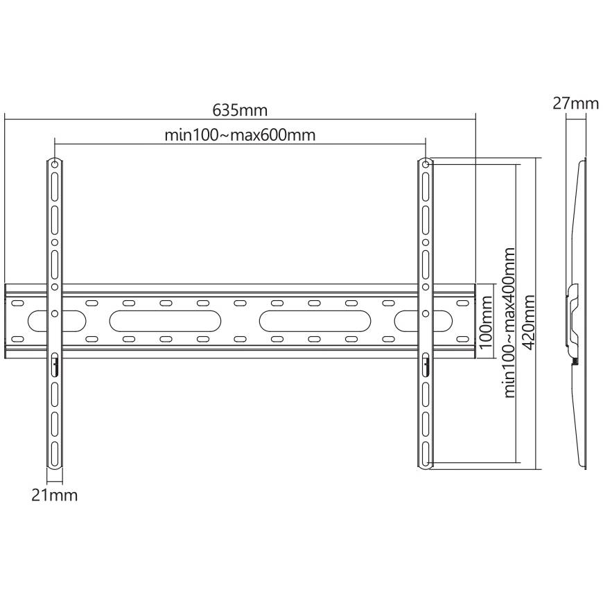 Кронштейн UNIBRACKET BZ03-60 Диагональ 37-70