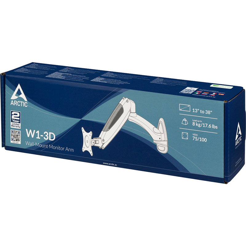 Кронштейн ARCTIC W1-3D Максимальная диагональ дисплея 49" (125 см)