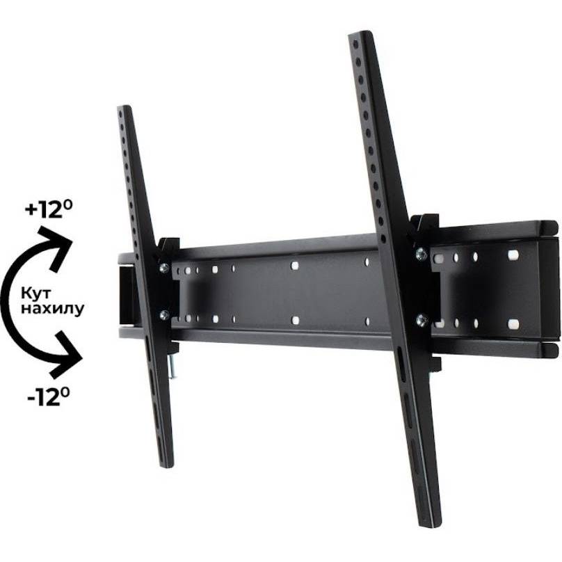 Кронштейн CHARMOUNT TV0804T Black Конструкция с наклоном