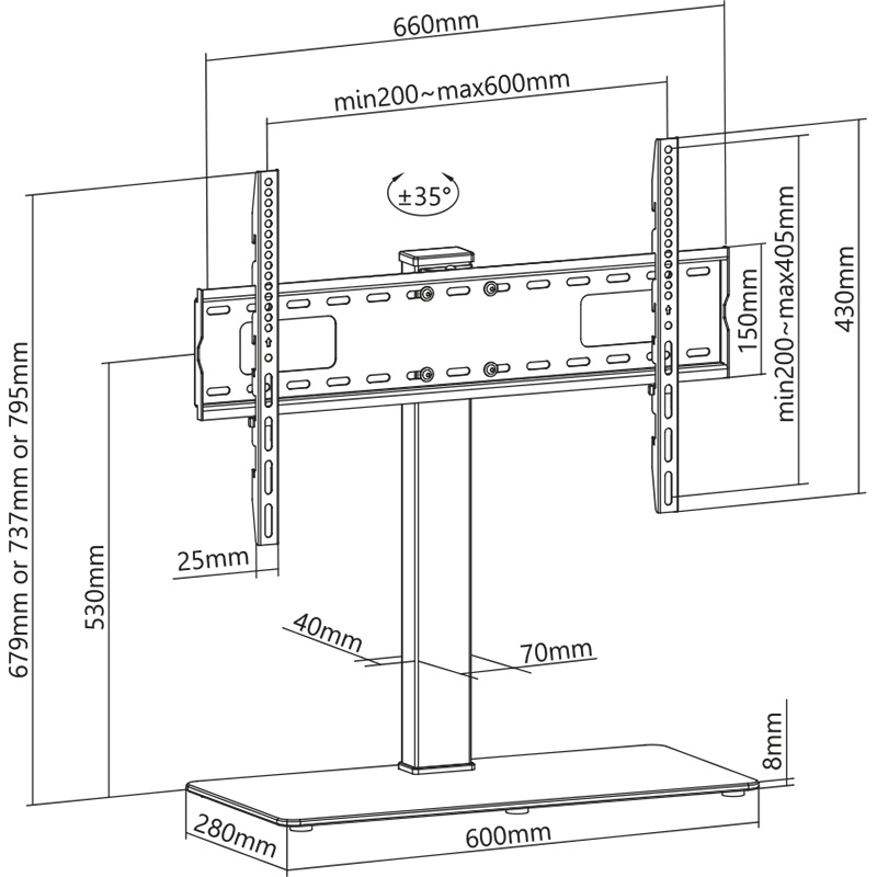 Зображення Кронштейн ITECHMOUNT KFG-5