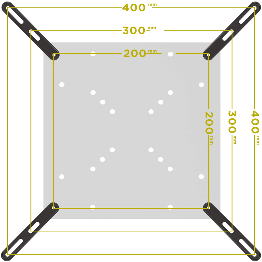 Зовнішній вигляд Адаптер для кронштейна BRATECK LCD-201F