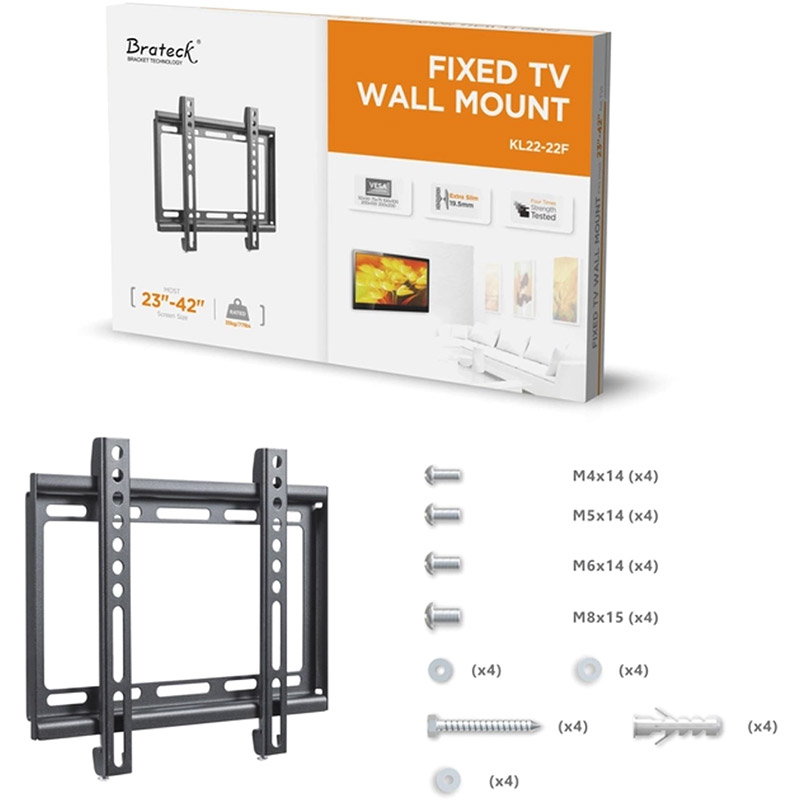 Кронштейн BRATECK KL22-22F Стандарт VESA 100 x 100