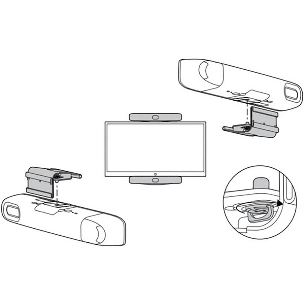 Кріплення POLY P15/R30 Wall Mount for Video Bar (783S4AA) Матеріал метал