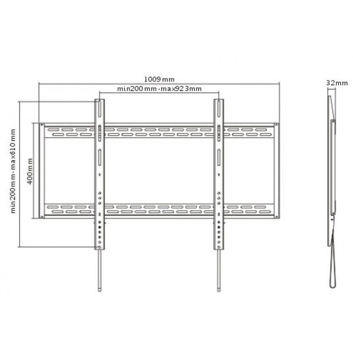 Кронштейн ITECH PLB-100 Конструкція фіксована