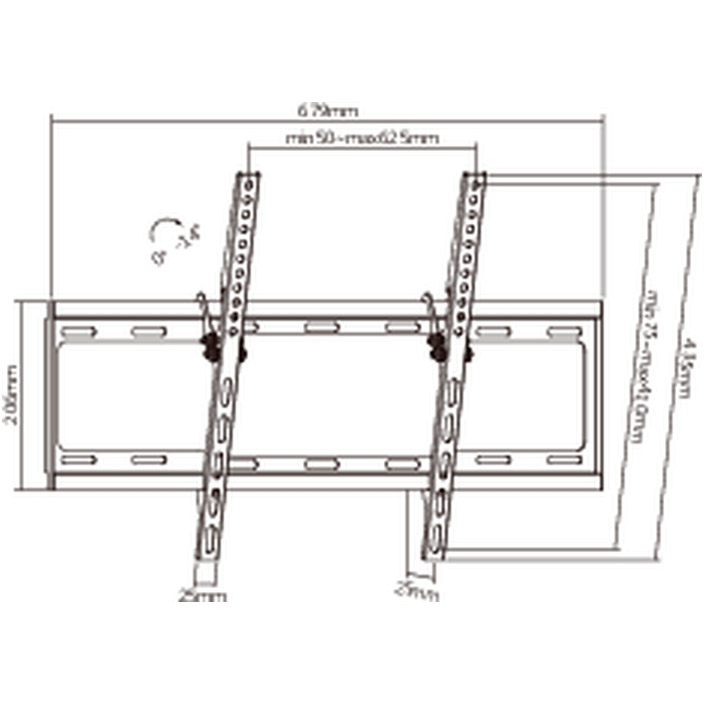 Кронштейн UNIBRACKET BZ01-61 Стандарт VESA 400 Х 400