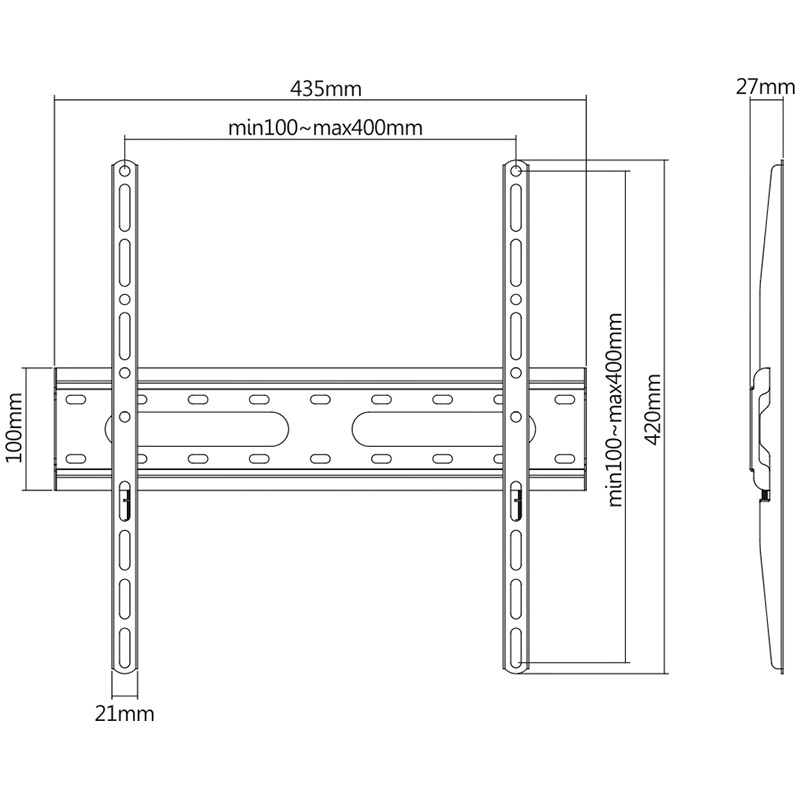 Кронштейн UNIBRACKET BZ03-40 Діагональ 26-55