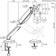 Кронштейн HiSmart для монітора 17"-32" (HS083168)