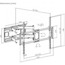 Кронштейн GEMBIRD WM-120ST-01