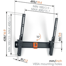 Кронштейн VOGELS TVM 1413 Black (1814130)