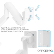 Кронштейн OFFICEPRO MA851W White