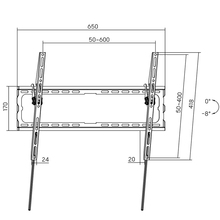 Кронштейн AGN 600x400 Black (AGN80-460T)