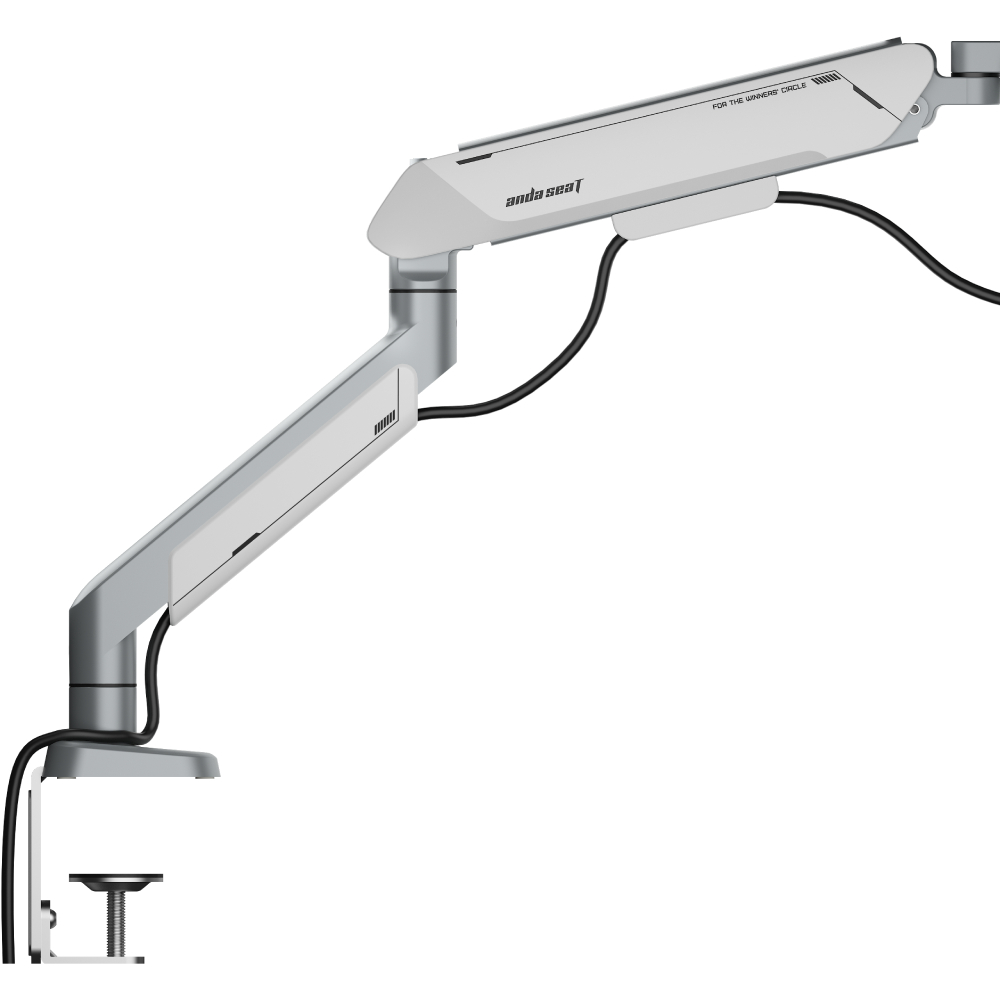 Внешний вид Кронштейн ANDA SEAT Stealth PRO II White&Gray (AD-W-A9-1S-FW)
