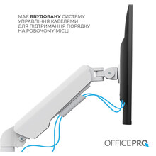 Кронштейн OFFICEPRO MA451W White