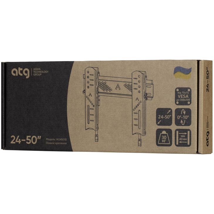 Заказать Кронштейн ATG W2450IB Black
