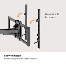 Кронштейн HISMART 37"-86" Black (HS083960)