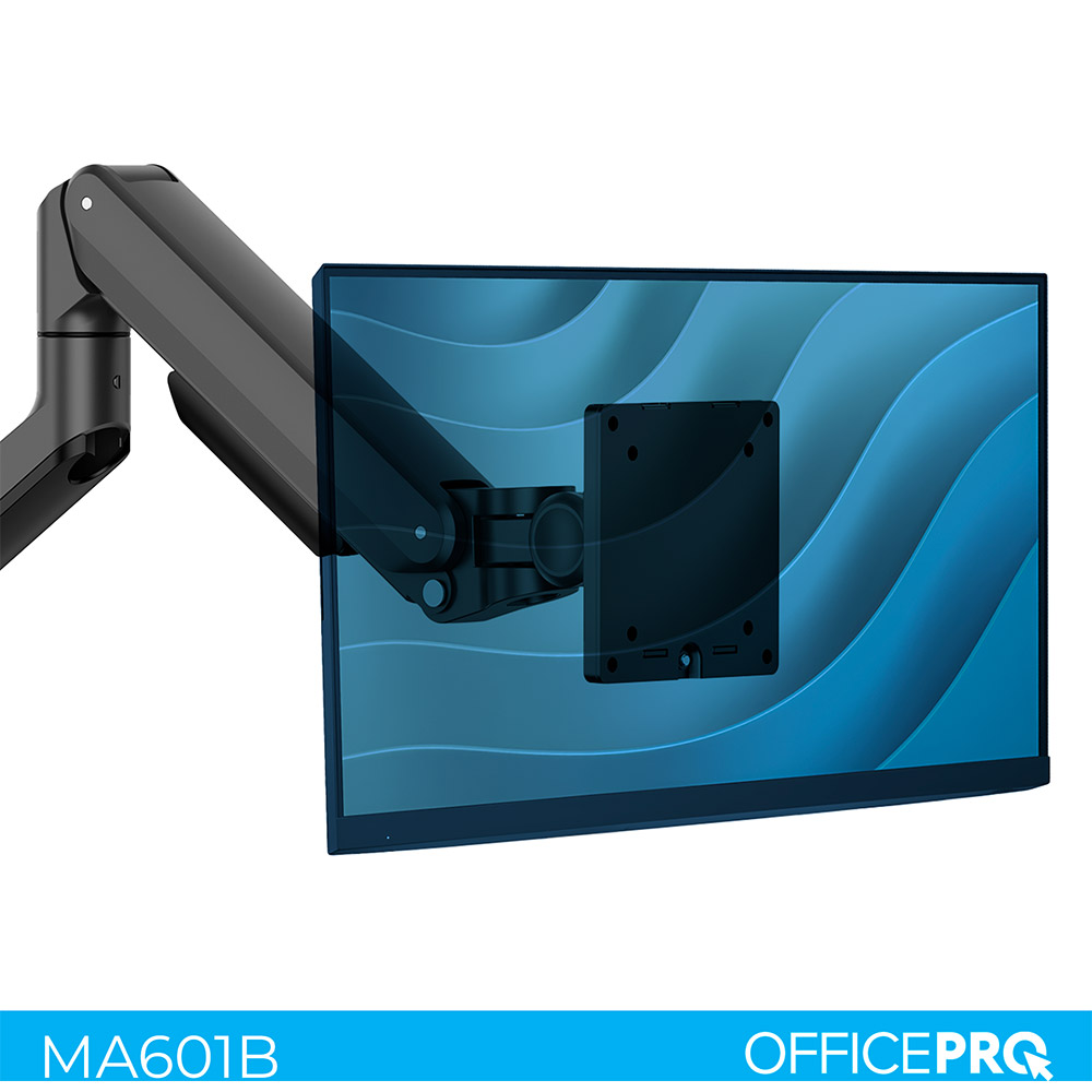 Кронштейн OFFICEPRO 17-40" Black (MA601B) Конструкція 2 ступеня свободи