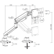 Кронштейн OFFICEPRO 17-40" Gray (MA601G)