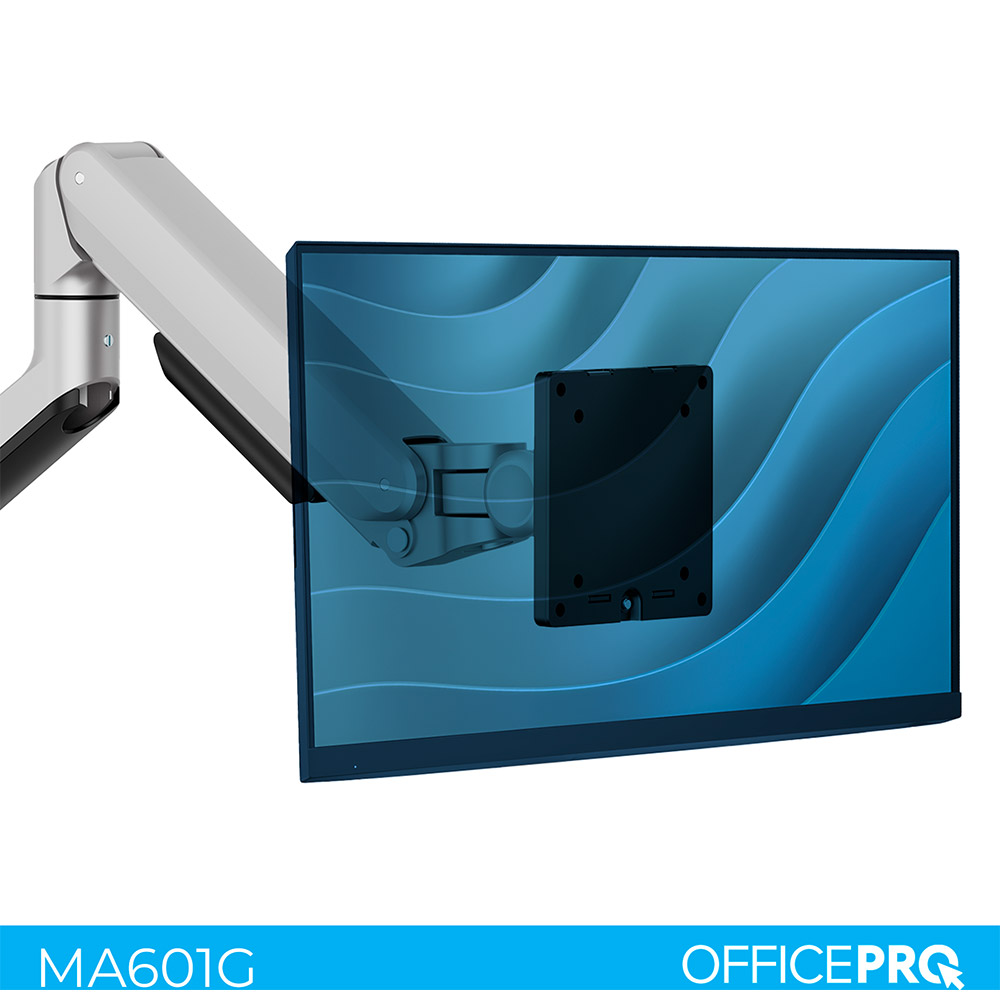Кронштейн OFFICEPRO 17-40" Gray (MA601G) Конструкція 2 ступеня свободи