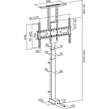 Кронштейн HISMART 37"-65" (HS083991)