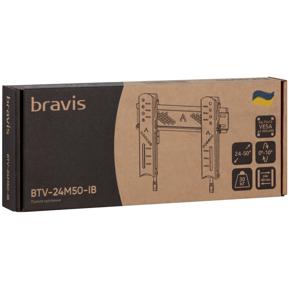 Замовити Кронштейн BRAVIS BTV-24M50-IB (00-00001231)