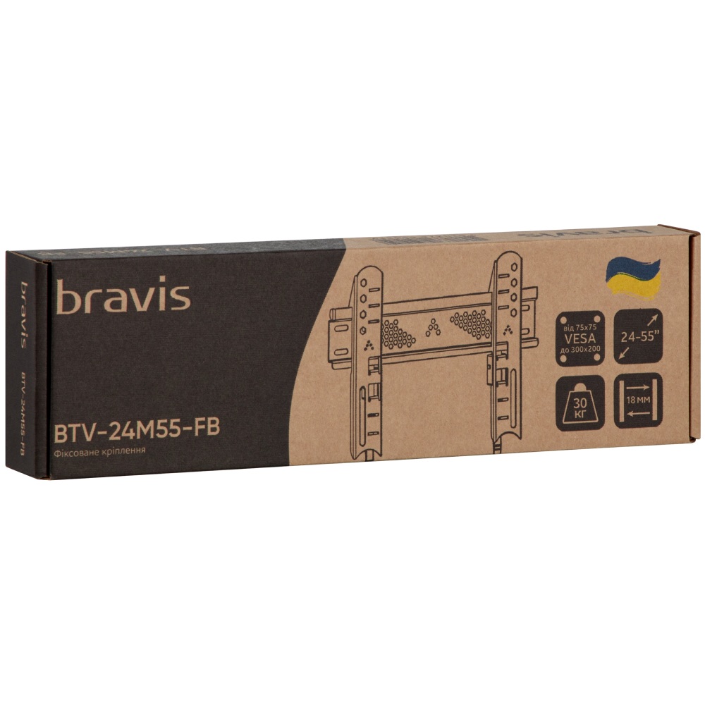 Зовнішній вигляд Кронштейн BRAVIS BTV-24M55-FB (00-00001234)