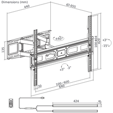 Кронштейн KIVI AlumiGlow TV Mount