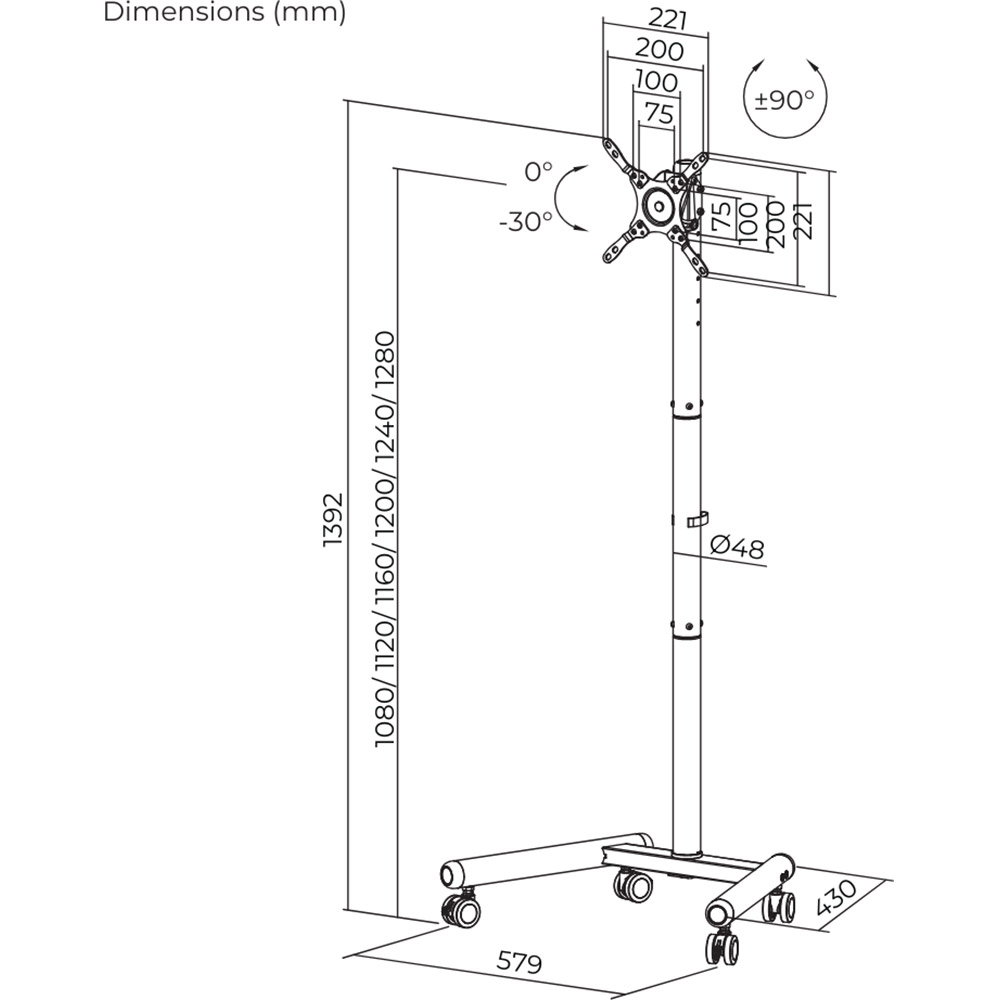 Обзор Кронштейн ITECH FS62-22TW