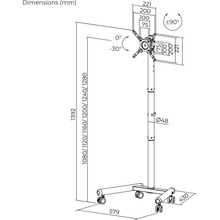 Кронштейн ITECH FS62-22TW