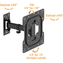 Кронштейн AGN ТВ AGN43-221P 23"-43" Black