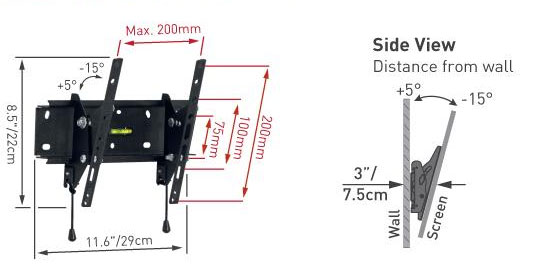 Кронштейн BARKAN LCD Mount 21H.B