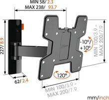 Кронштейн VOGELS W52060 Black