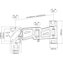 Кронштейн Eagle TV2014 + HDMI 1.5 м (E0314)