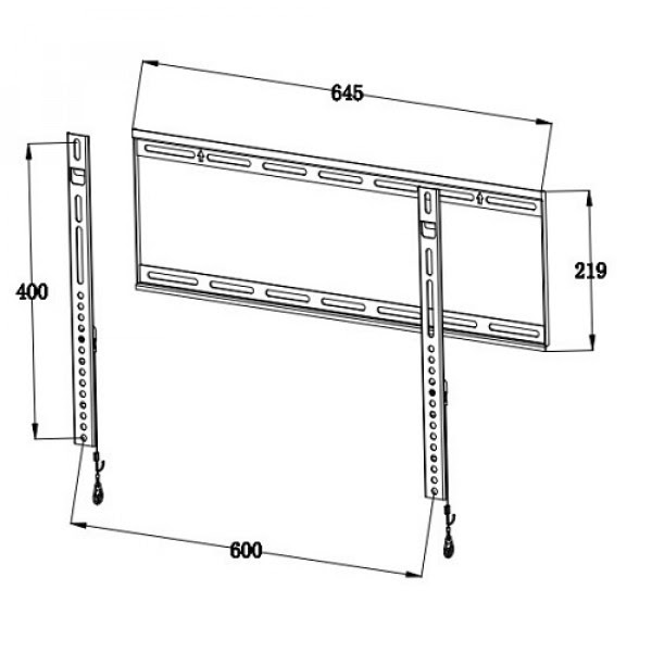 Кронштейн ITECHMOUNT PLB-1 Стандарт VESA 200 x 200