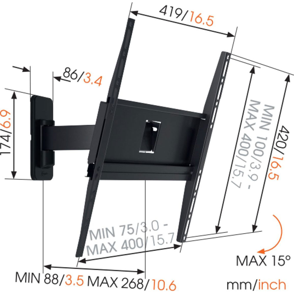 Кронштейн VOGELS MA3030 Стандарт VESA 100 Х 100