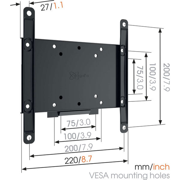 Кронштейн VOGELS MA2000 Конструкция фиксированная