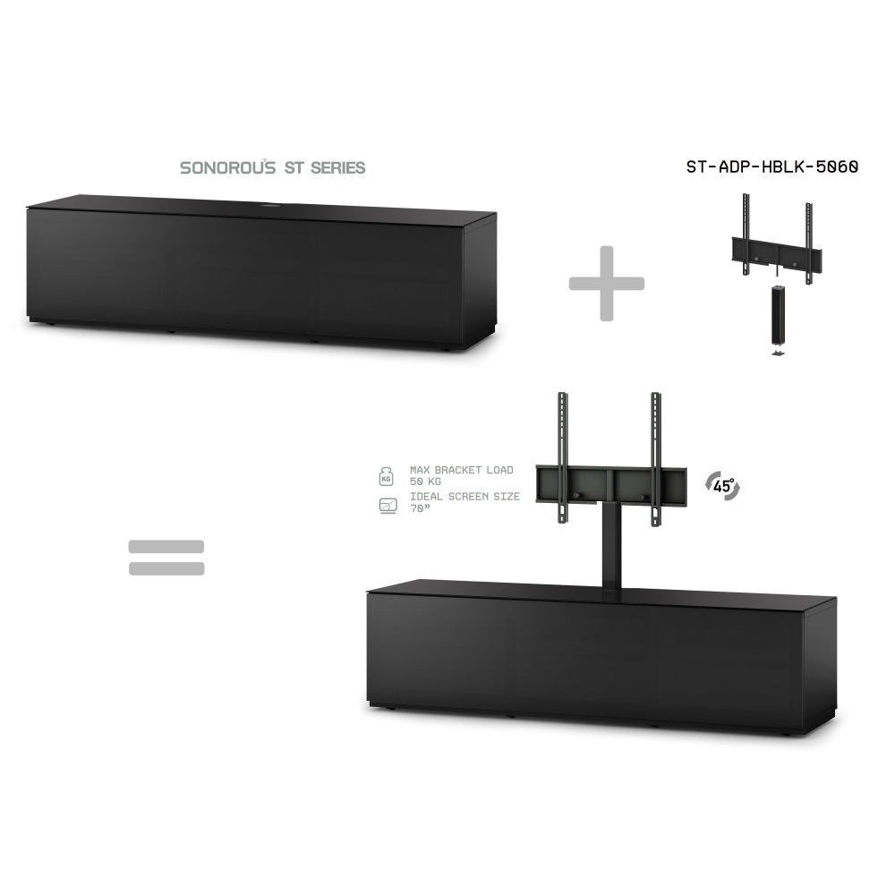 Кронштейн для тумбы SONOROUS ST-ADP-HBLK-5060 Диагональ 32-70