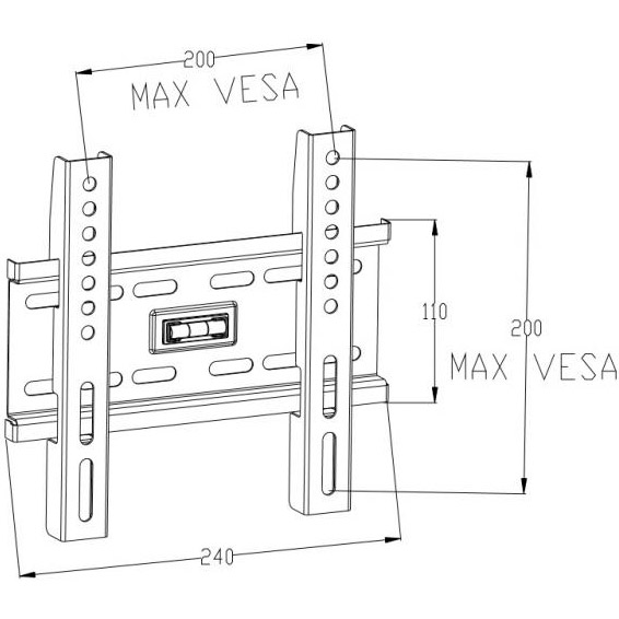 Кронштейн VINGA TM10-2251 (U0219643) Стандарт VESA 50 Х 50