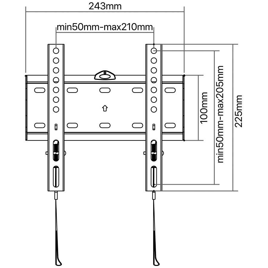 Кронштейн SATELIT 19-49FIX200 Діагональ 19-49